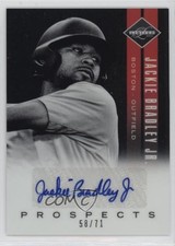 2011 Panini Limited Prospects Signatures 58/71 Jackie Bradley Jr #2 Auto 7eo