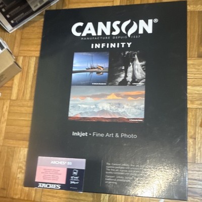 Canson Infinity Arches 88 Matte Inkjet Fine Art Paper 8.5 x 11 in 310 gsm White