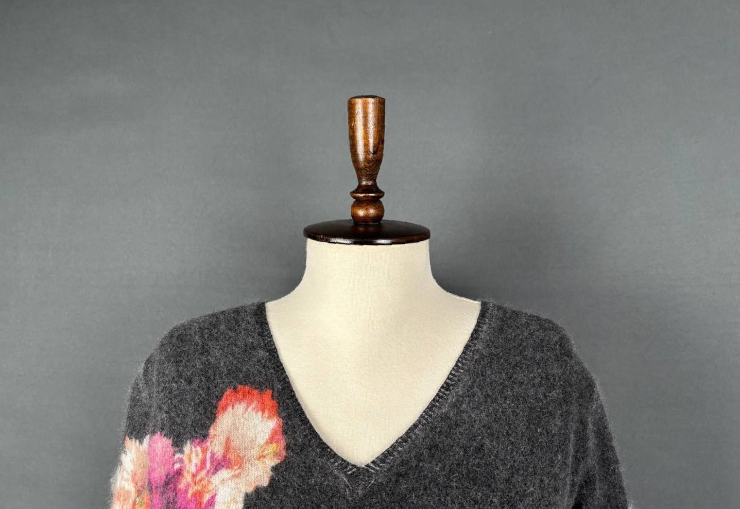 Iceberg Angora Sweater Women's Size XS Floral