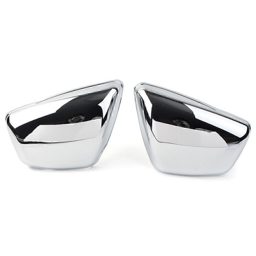 2PCS Chrome Side Panel Cover For 1984-UP Yamaha XV 700 750 1000 1100 Virago - Zdjęcie 2 z 5