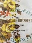Vintage Vitro 1970’s Twin Top 100% Cotton Sheet Made In Japan Sealed — photo 2