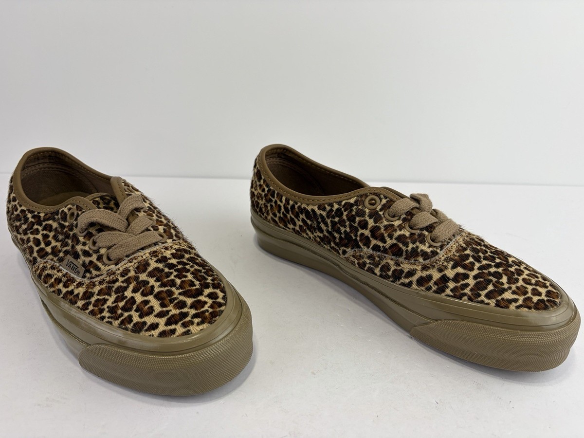 靴 VANS LX AUTHENTIC 44 PONY HAIR LEOPARD Vans Authentic 44 LX 'Pony Hair Leopard' Sneakers VN000D5KEQR