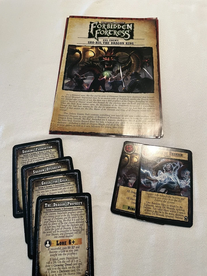 Shadows of Brimstone Forbidden Fortress Sho-Riu The Dragon King (XXL Enemy Pack) - Image 4 of 4