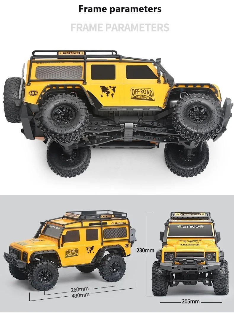 HB Toys ZP1005 1:10 RC Truck 4WD Off-Road Remote Control Car 2.4 HB Toys ZP1005 1:10 RC Truck 4WD Off-Road Remote Control Car 2.4