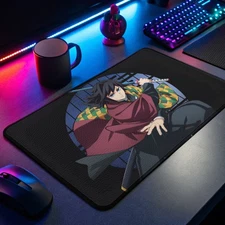 Giyu Tomioka Desk Mat - Anime Inspired Gaming Mouse Pad for Office Decor
