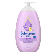 Johnson's Baby Bedtime Lotion, Soothing NaturalCalm Aromas, Gentle Nighttime Bab