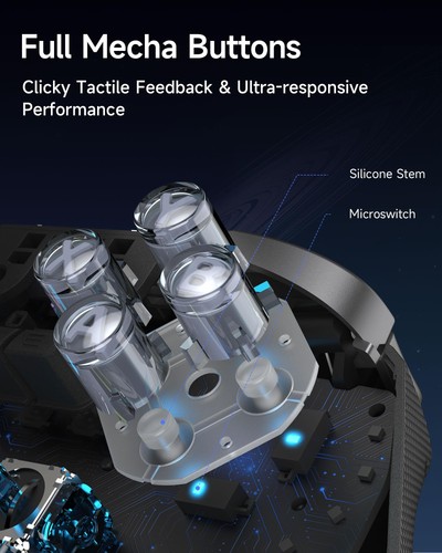 D10 Wireless Game Controller – TMR Anti-Drift Joysticks, Dual-Mode Triggers, ... - Picture 9 of 9