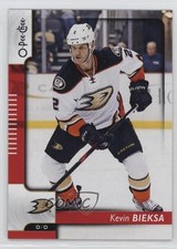 2017-18 O-Pee-Chee Red Kevin Bieksa #424 0a4