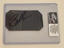 2021 Bubba Wallace Doordash Charlotte Signed Race Used 2x3 Sheetmetal Piece #1