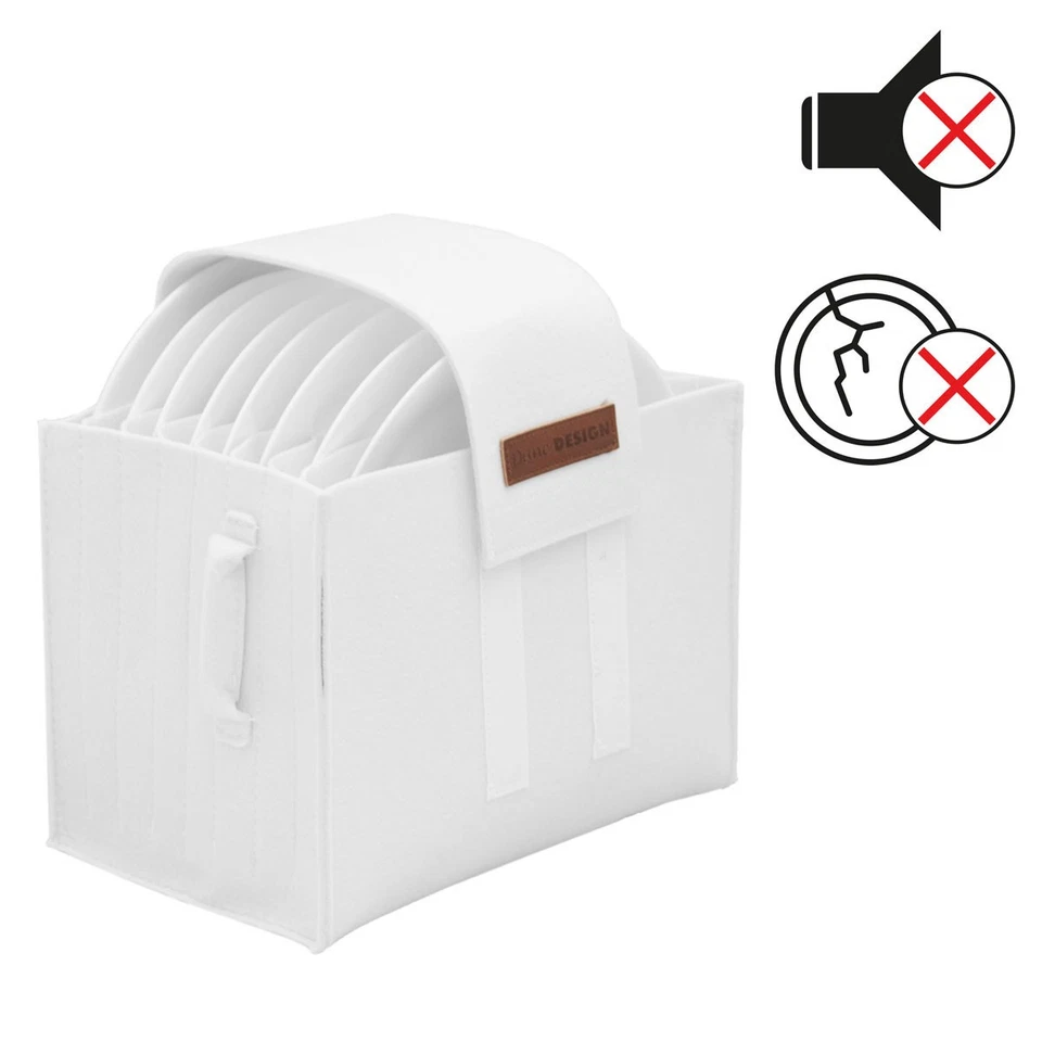 Wohnmobil Tellerhalter Filz für 8 Teller - 27x20x18 Camping Geschirr Organizer - Bild 4 von 4