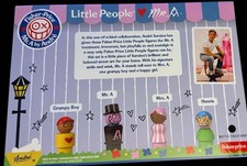 MR A 4pc LE Fisher-Price Little People ❤️ Figure Set ANDRE’ SARAIVA New