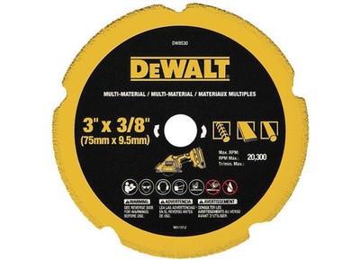 DeWalt DW8530 3'' Diamond Multi Material Cut-Off Wheel