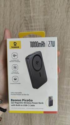Qi2 Magnetic Wireless Power Bank 10000mAh Black