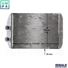 HEAT EXCHANGER INTERIOR HEATING AH 275 000S FOR RENAULT MASTER/III/Van/Bus 1.5L