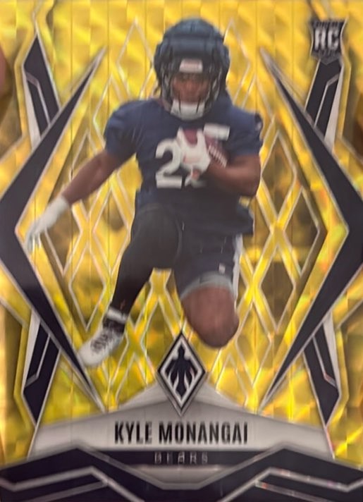 2025 Panini Phoenix #249 Kyle Monangai Yellow Pyramids /185