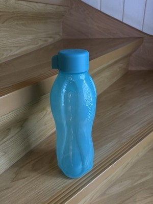 Tupperware NEU Trinkflasche Eco Easy 1L türkis mit Schraubverschluss Eco Bottle 