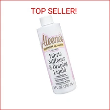 Aleene's Fabric Stiffener and Draping Liquid, Quick Drying, Nontoxic