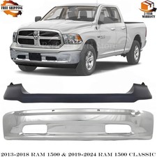 Front Bumper Chrome Kit For 2013-2018 Ram 1500 & 2019-2024 Ram 1500 Classic