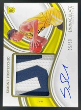 2022-23 Immaculate Collection Premium Patch #PPA-SFO Simone Fontecchio Auto /50