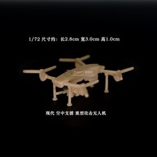 Listing image for 1/72 1/64 Scale Heavy Air Strike Drone Military Armed Unpainted Figures Model