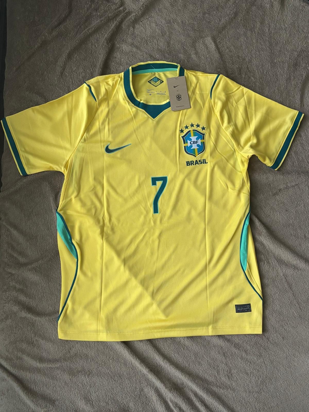 Brazil Vini Jr. #7 2026 World Cup Jersey Brand New With Tags (Size L)
