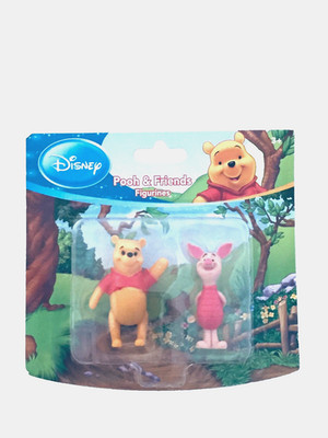 Winnie the Pooh Mini Collectible Figure Peglet & Pooh Beverly Hills Blister Pack