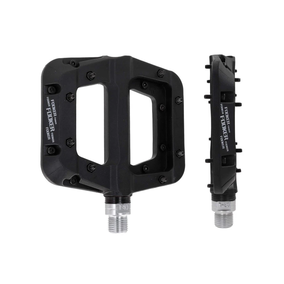 FOOKER MTB Pedales Bicicleta de Montaña Pedales 3 Rodamientos Antideslizantes Ligero Nylon F... Foto 4 de 4