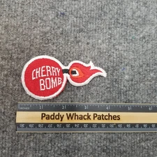 Vintage Cherry Bomb Patch Car Auto Muffler 70s 80s