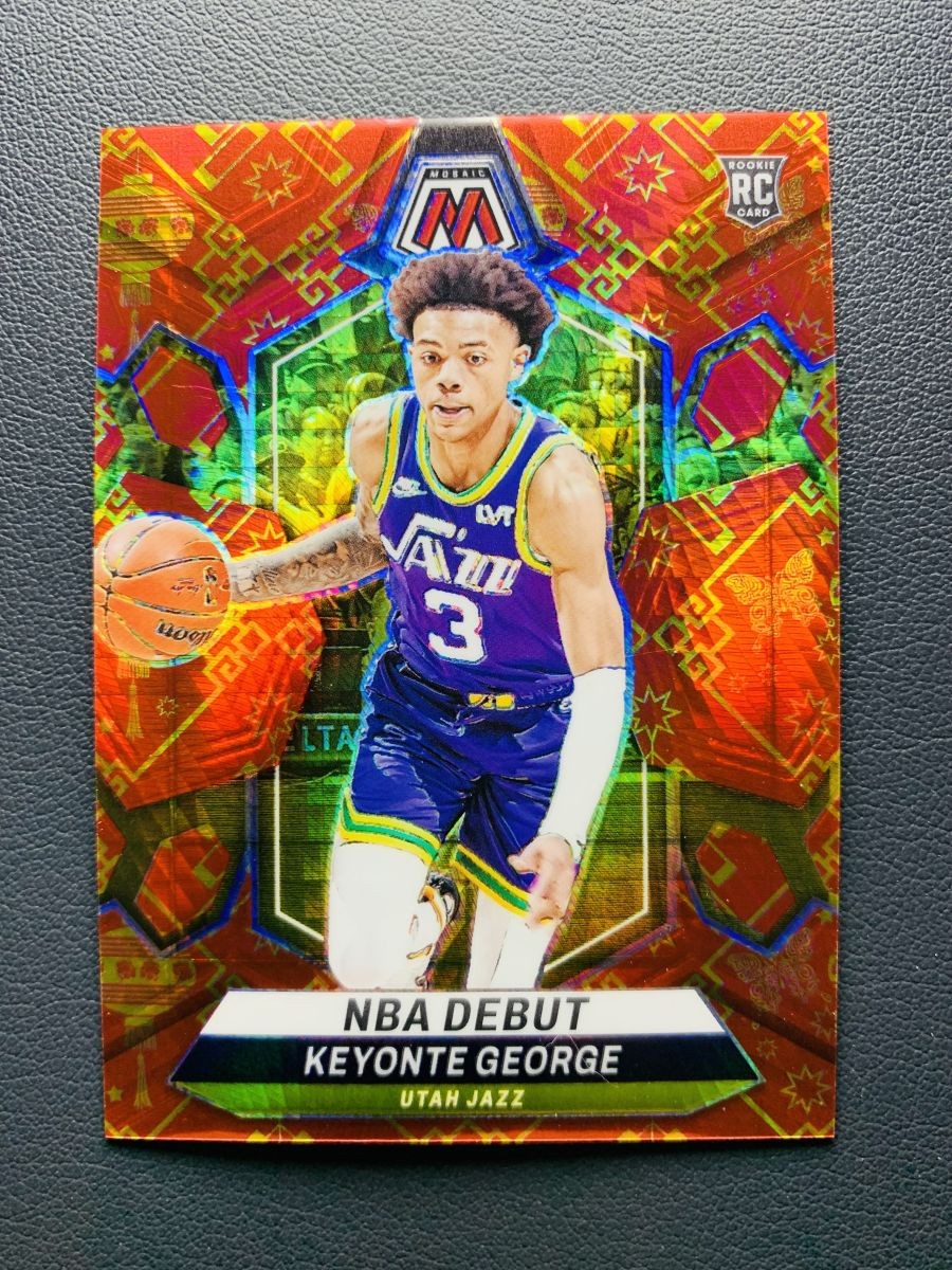 2023-24 Panini Mosaic Keyonte George #251 Rookie RC Lucky Envelopes Prizm /8 SSP