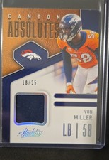 2021 Panini Absolute - Canton Absolutes Von Miller #CA4 Holo Silver /25 (MEM)