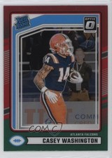 2024 Donruss Rated Rookie Optic Preview Red & Green Prizm Casey Washington 6q5