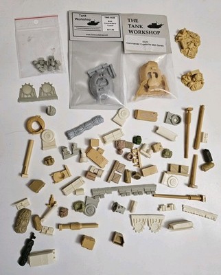 1/35 M60 U.S Tank  Resin Upgrade Parts Lot - Stowage, Cupolas, More