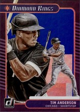 2021 Donruss Holo Blue #7 Tim Anderson Chicago White Sox