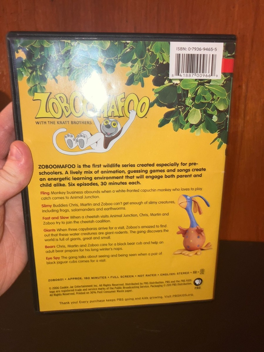 PBS Kids Zoboomafoo with The Kratt Brothers (DVD, 2011) Pre-Owned