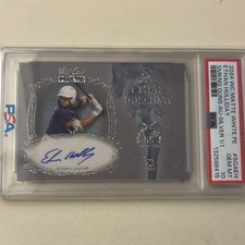 Wild Card 2024 MATTE White Ethan Holliday Smoking Guns AU-Silver Auto PSA 10