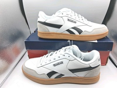 Reebok: Womens White/Mist Grey/Black 8.5 Sneaker 1925422 Shoe New With Box