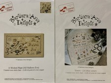 Barbara Ana Designs Wykresy haftu krzyżykowego ~ Siostry i zła roślina Wszystkie Święta Wigilia