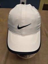 White  Black - Nike Dri Fit Featherlite Running Hat