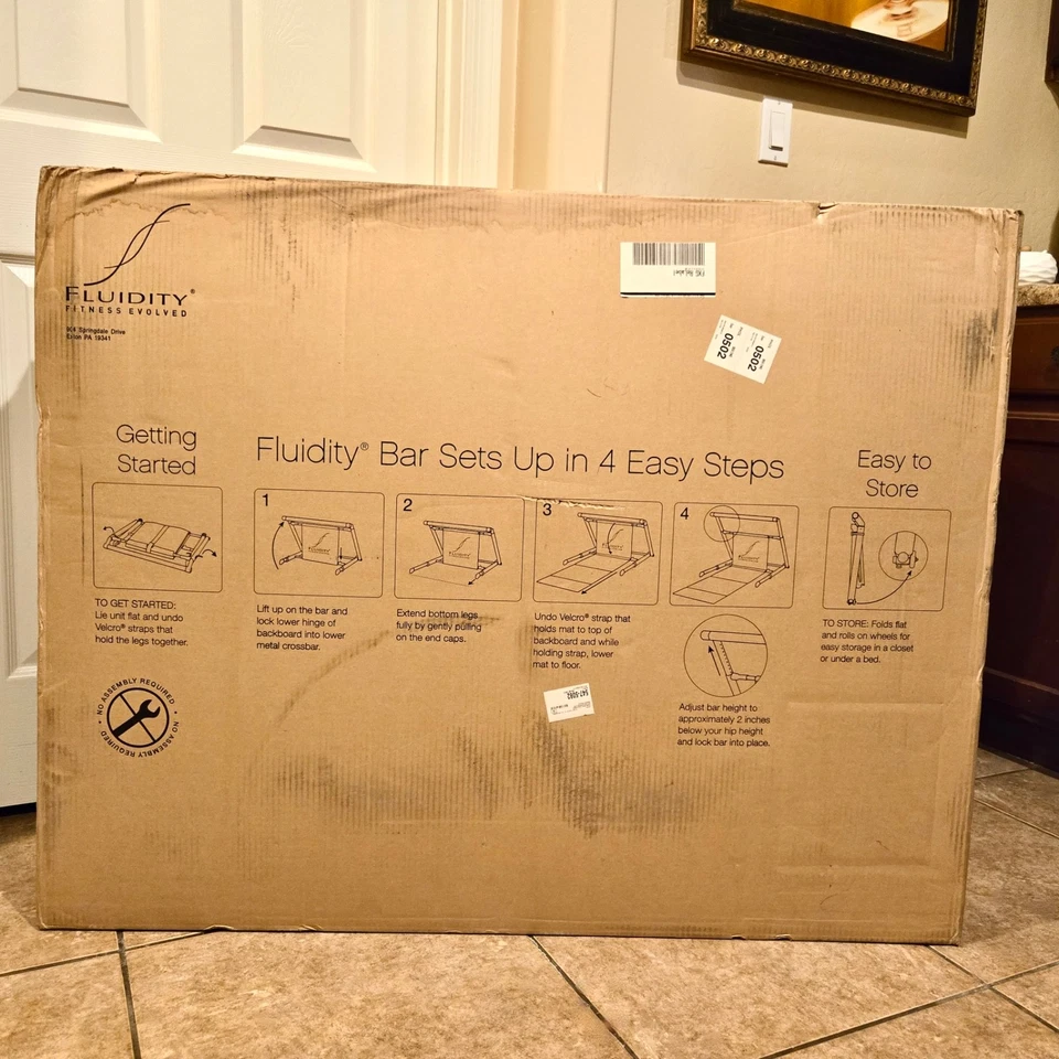 Fluidity Bar Fitness Evolved Dance Pilates Ballet Yoga Exercise Barre System - Image 4 of 4