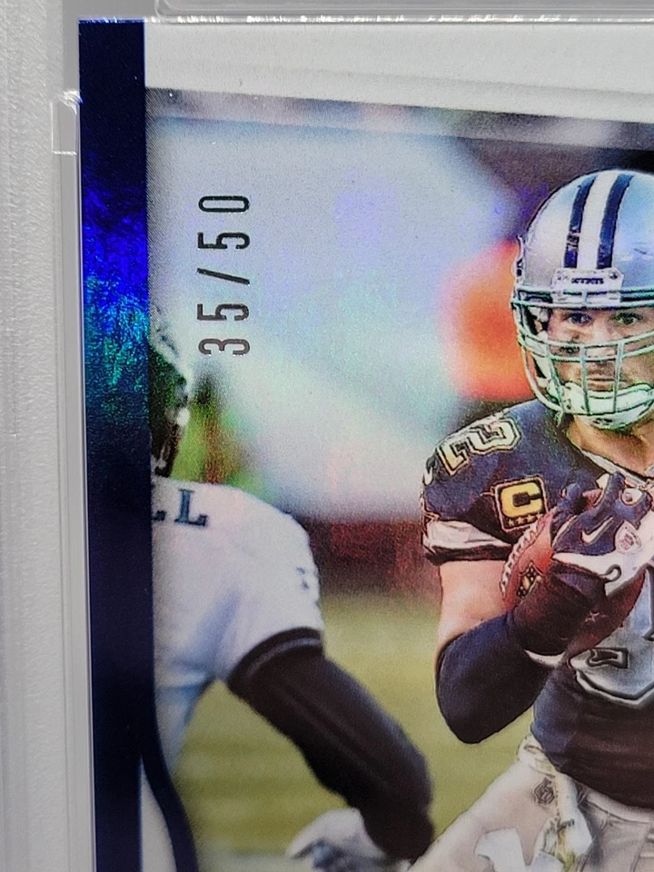 2016 Score Jason Witten Artist Proof #/50 SSP Cowboys Color Match PSA Gem Mint💎 - Image 3 of 4