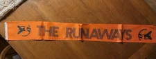 The RUNAWAYS 1970's US Concert SCARF Official TOUR Merchandise PUNK Jett FOWLEY