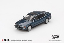 MINI GT 1/64 BMW 750IL SORRENTO BLUE METALLIC (RHD) MGT00894-R