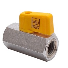 Parker MV609-4 Mini Ball Valve, Compact Handle, 450psi, 200°F, 1/4in NPT Female