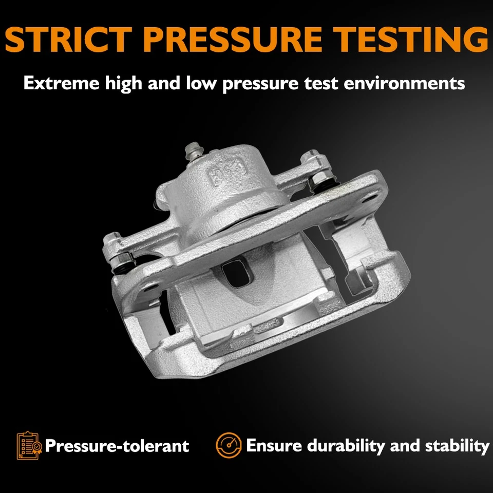 Pair Rear Side Brake Caliper w/Bracket For 2013-22 Ford Edge Escape Lincoln MKC Foto 3 de 4