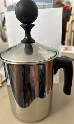 Frabosk Milk Frother Cappuccino Creamer 18/10 Stainless Italy Latte Pitcher 20oz