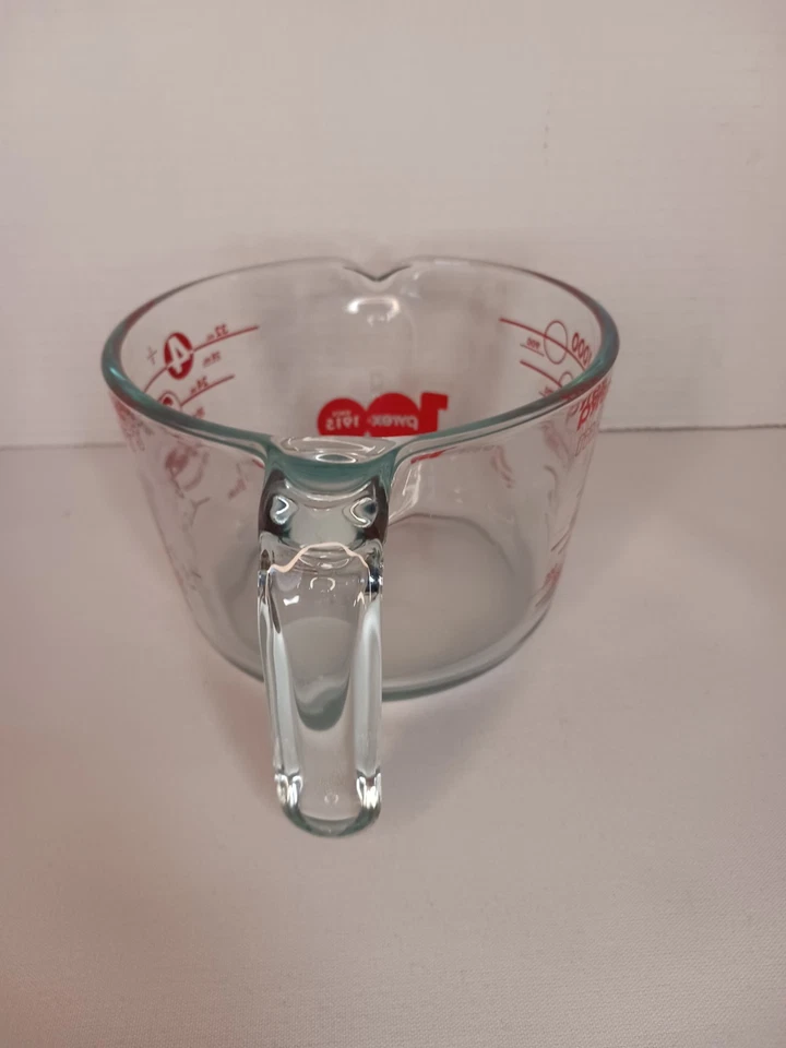 Taza medidora de vidrio transparente Pyrex 100 años 4 tazas/32 oz Foto 4 de 4
