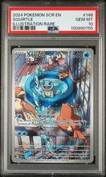 Squirtle 148/142 SV07 Stellar Crown Illustration Rare Holo