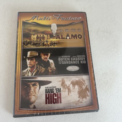 CLASSIC WESTERN DVD Set (3 Films) John Wayne-Clint Eastwood- The Alamo, Hang Em