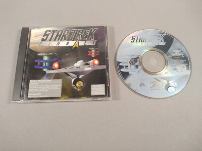 Star Trek Pinball CD Rom 1997 PC Spiel Disk Jewel Case Handbuch Windows 95 Sci-Fi