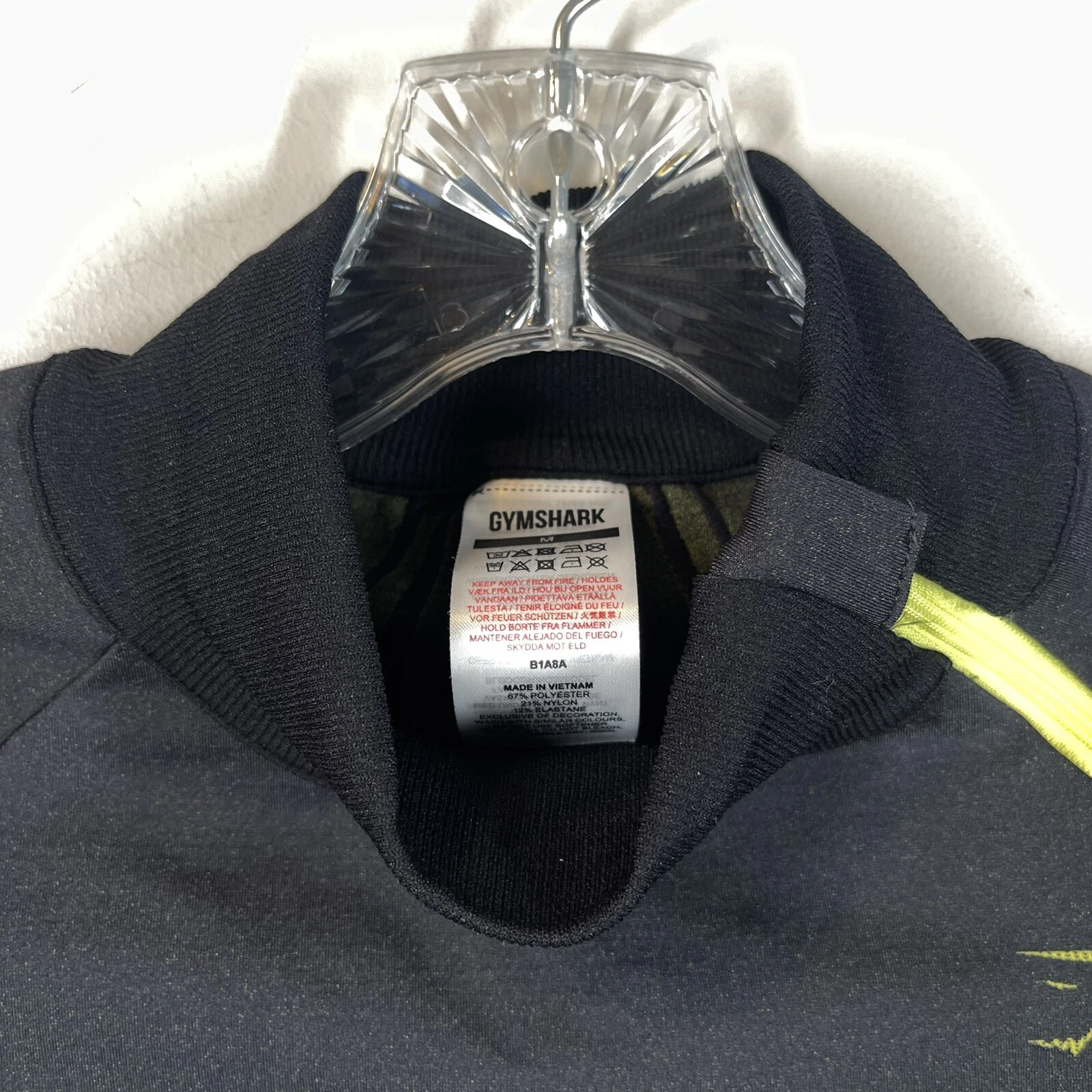 gymshark pullover apex seamless 1/4 zip shirt jacket